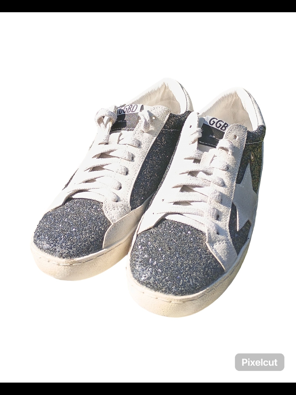 🔥Golden Goose Super-Star glitter sneakers | Women's Size 37(Us 6.5-7) - Picture 4 of 11